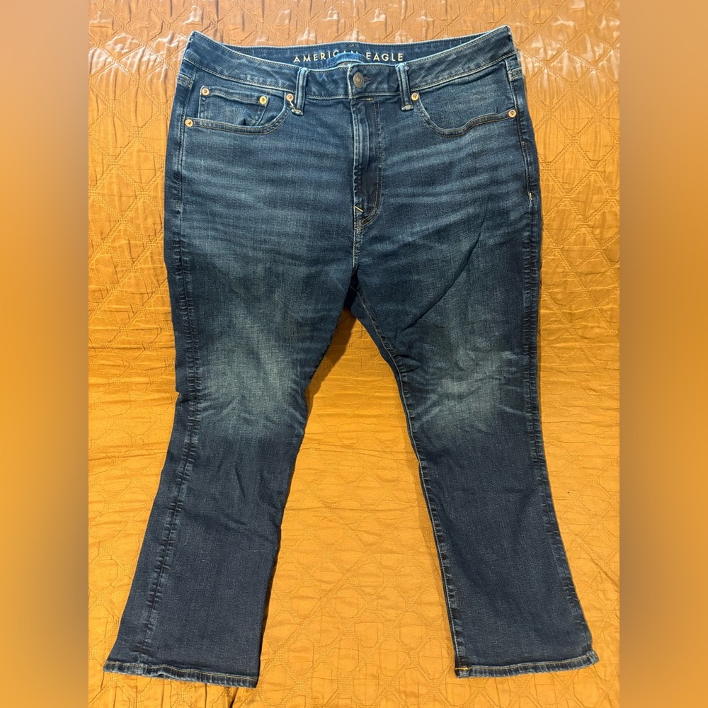 American eagle jeans relaxed straight 34 30